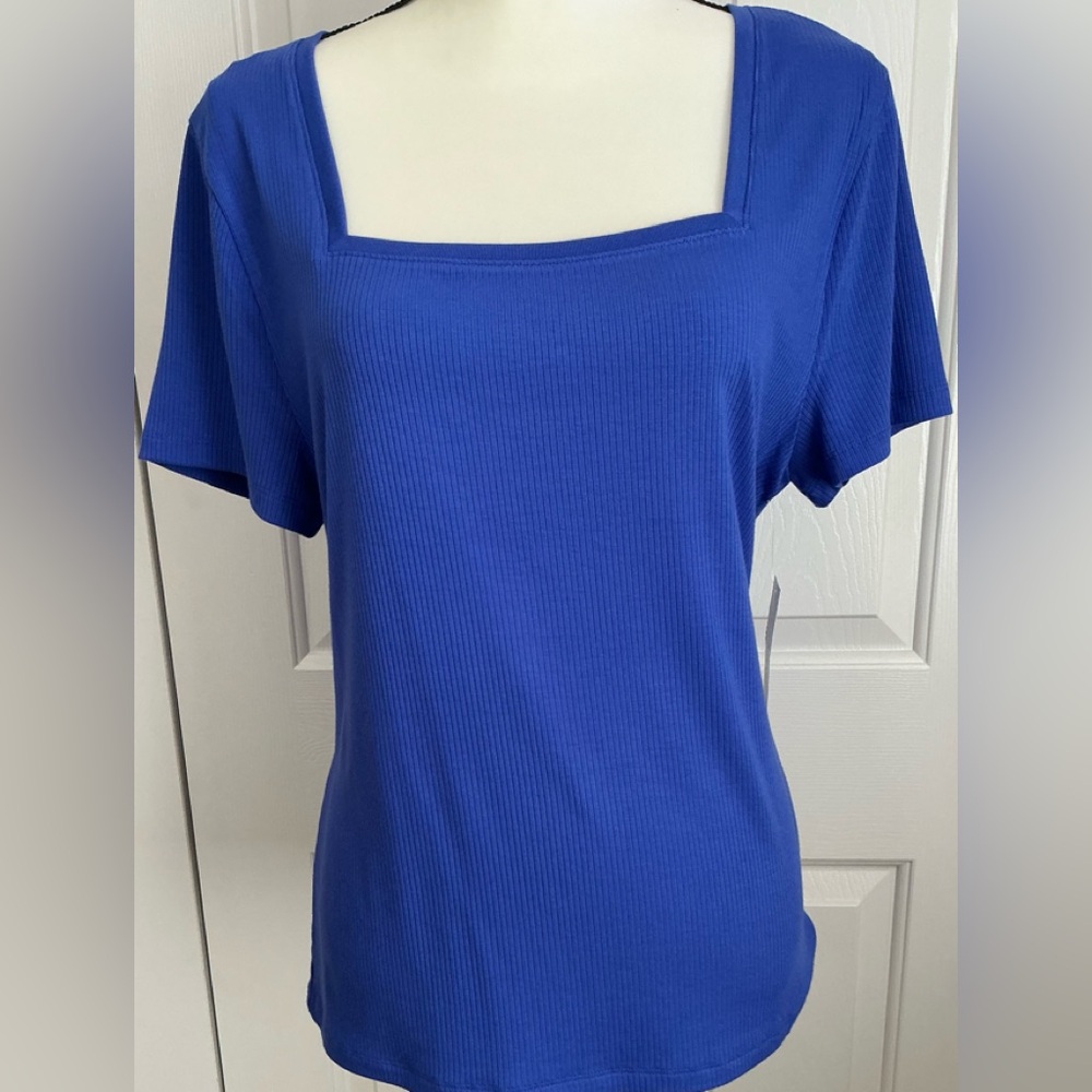 On-34th square neck top. NWT